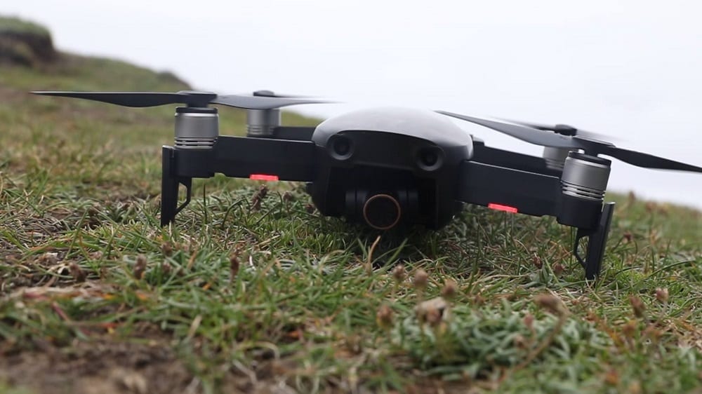 mavic air drone on ground