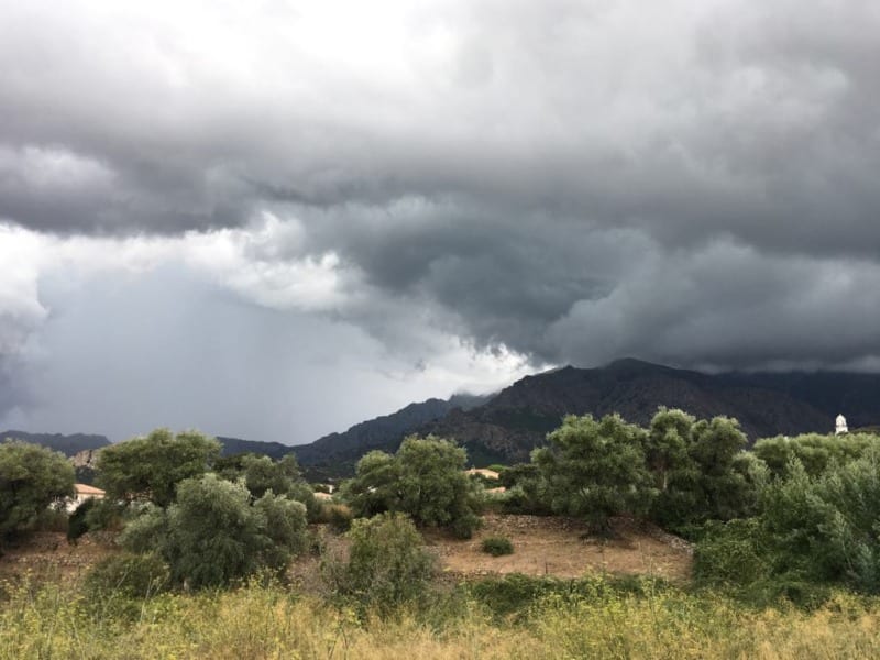 Storm over Calenzana Corsica
