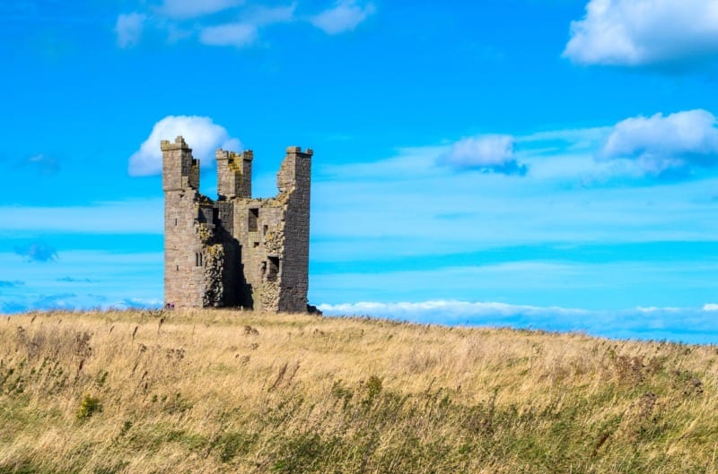 dunstanburgh castle england by michaela wenzler